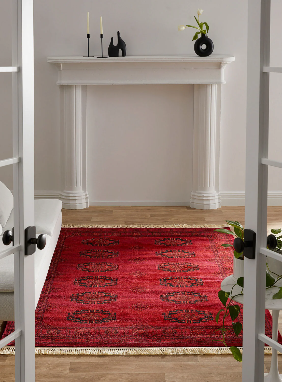Persia Vintage Rug - 7' x 10' - Red - Image 3