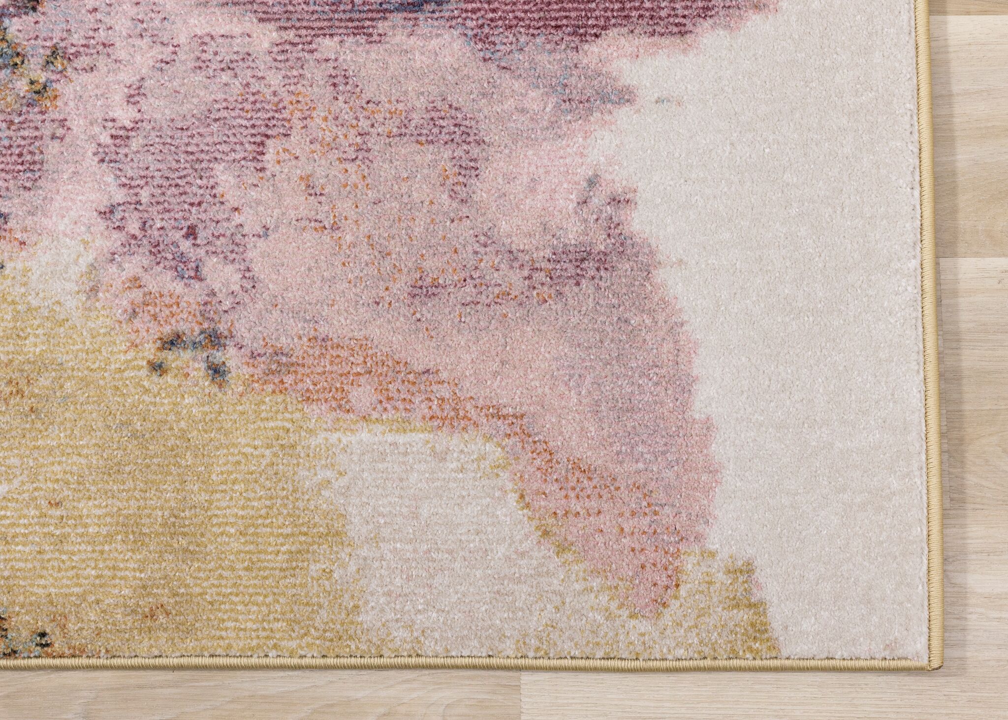 Petal Dreams 5'3" x 7'7" Poppy Design Area Rug - Pink, Blue, White, - Image 6