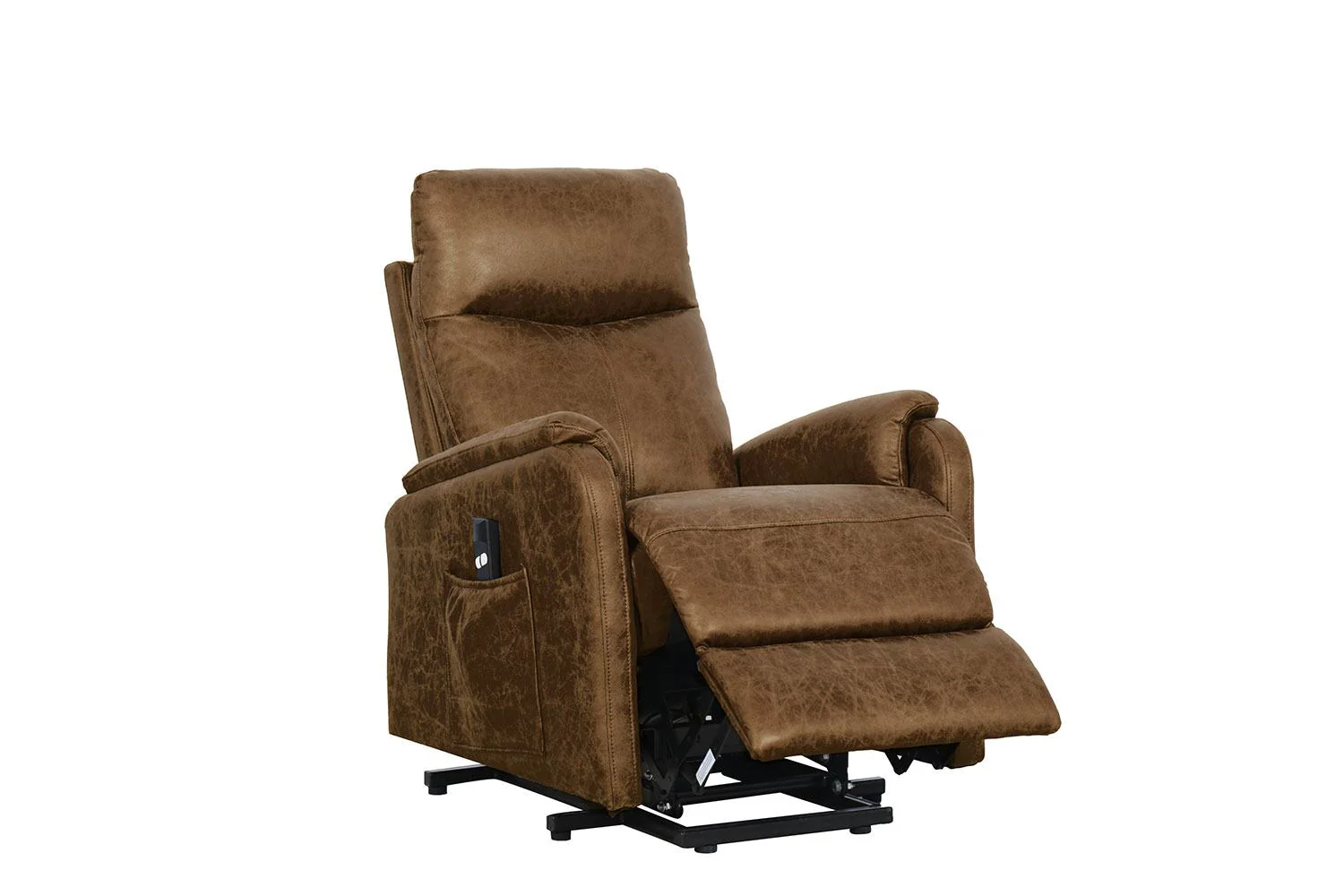 Phoenix Power Lift Recliner Chair - Brown - Image 5