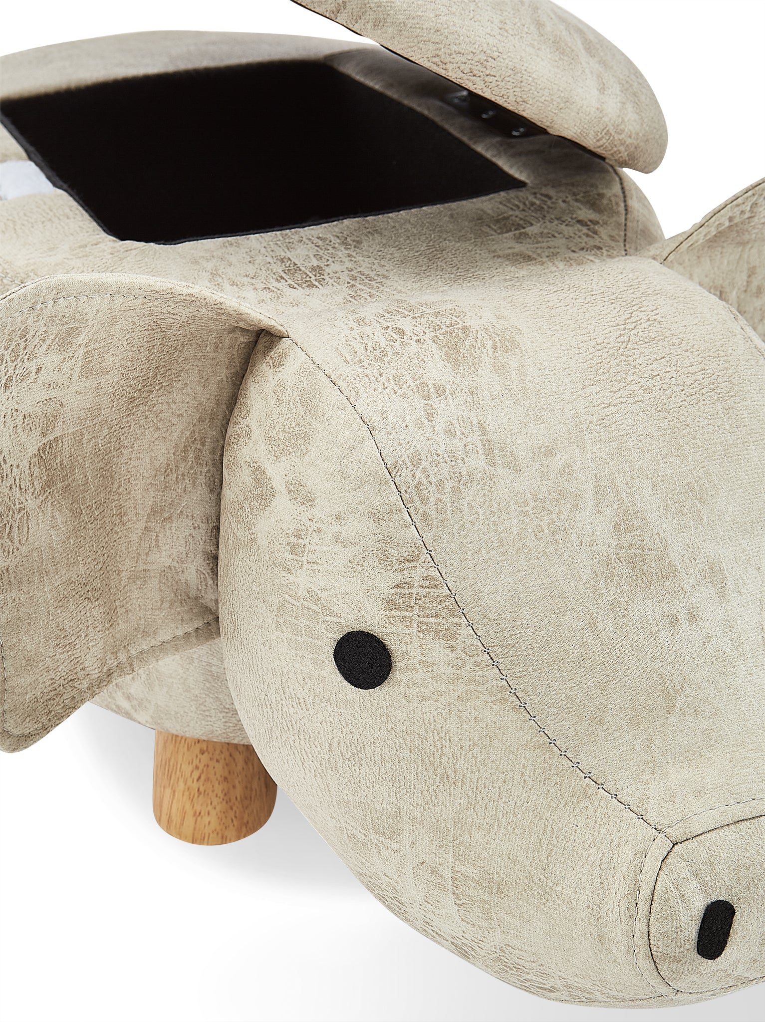 Pig Storage Ottoman - Grey - Image 7