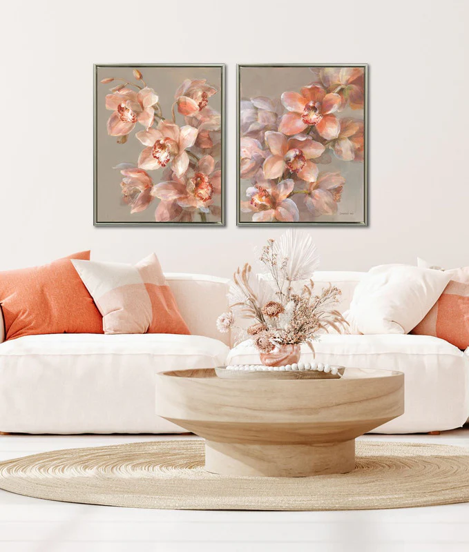 Pink Flowers II Wall Art - Pink - 25 X 31 - Image 2