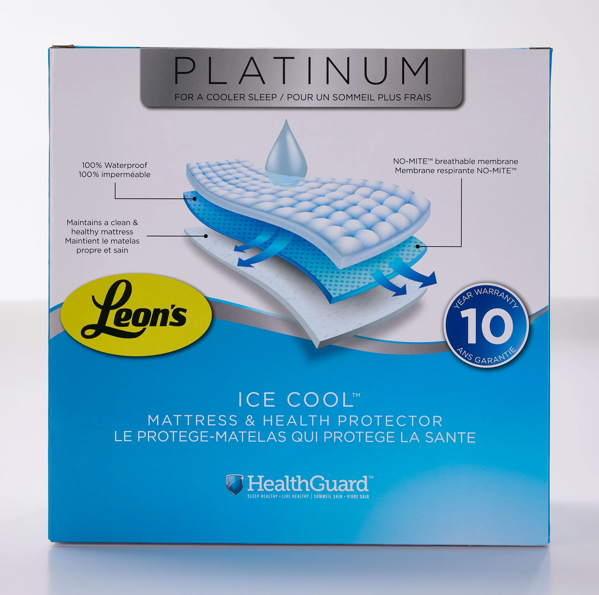 Platinum Full Health Guard & Pillow Protectors Set - Ice Cool - Image 2