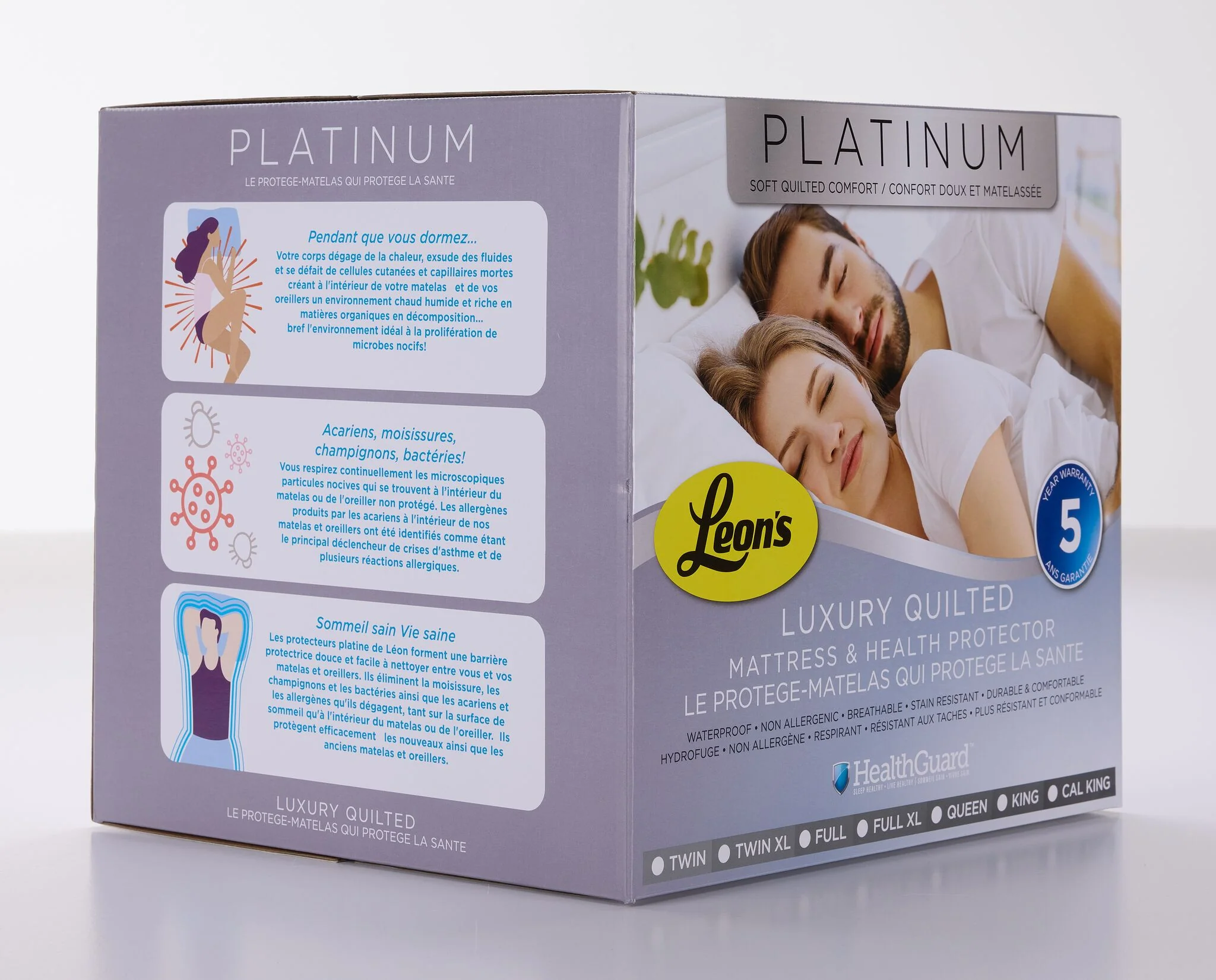 Platinum Plus Twin Mattress Protector - Image 3