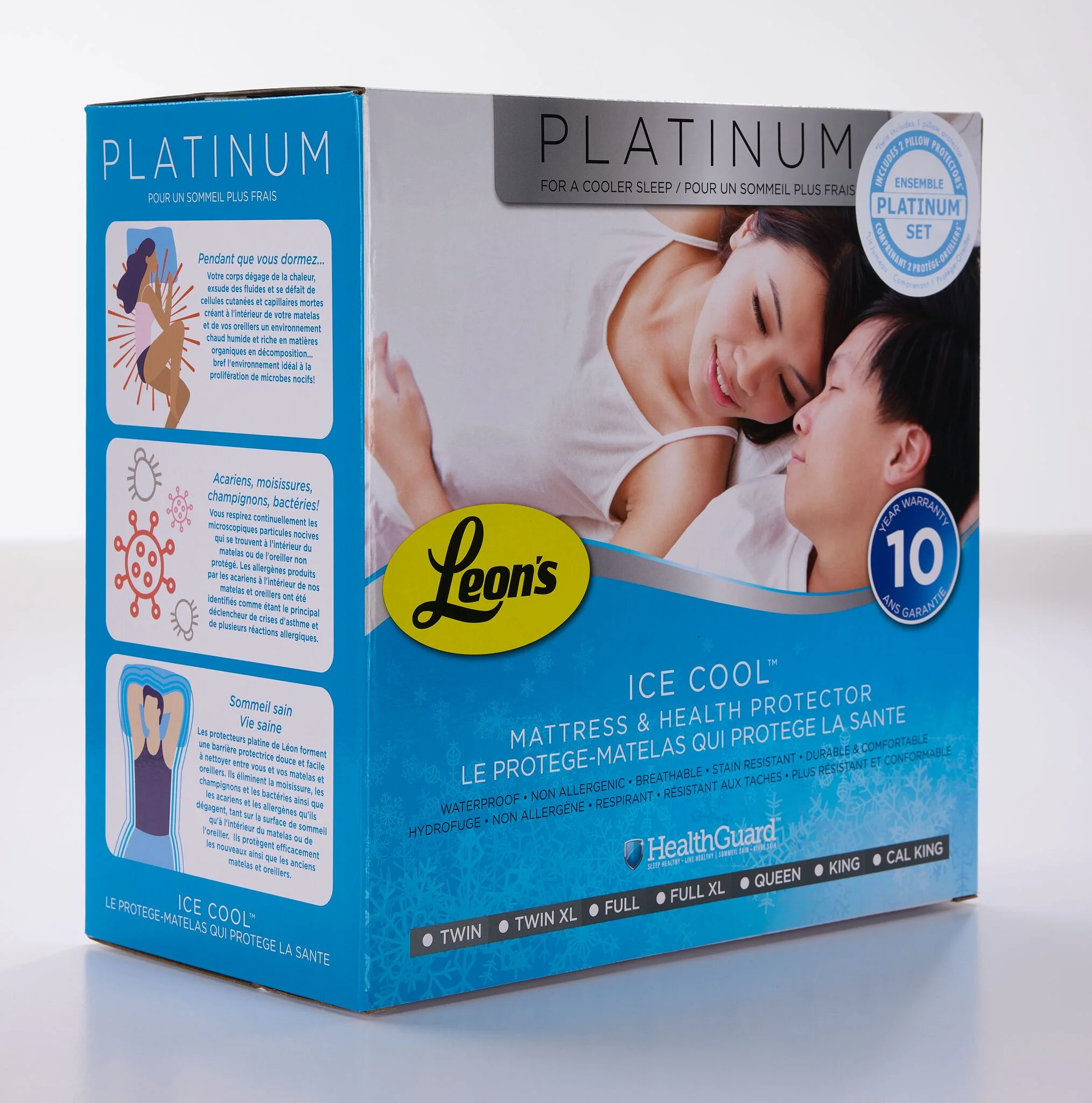 Platinum Twin Health Guard & Pillow Protector Set - Ice Cool - Image 3