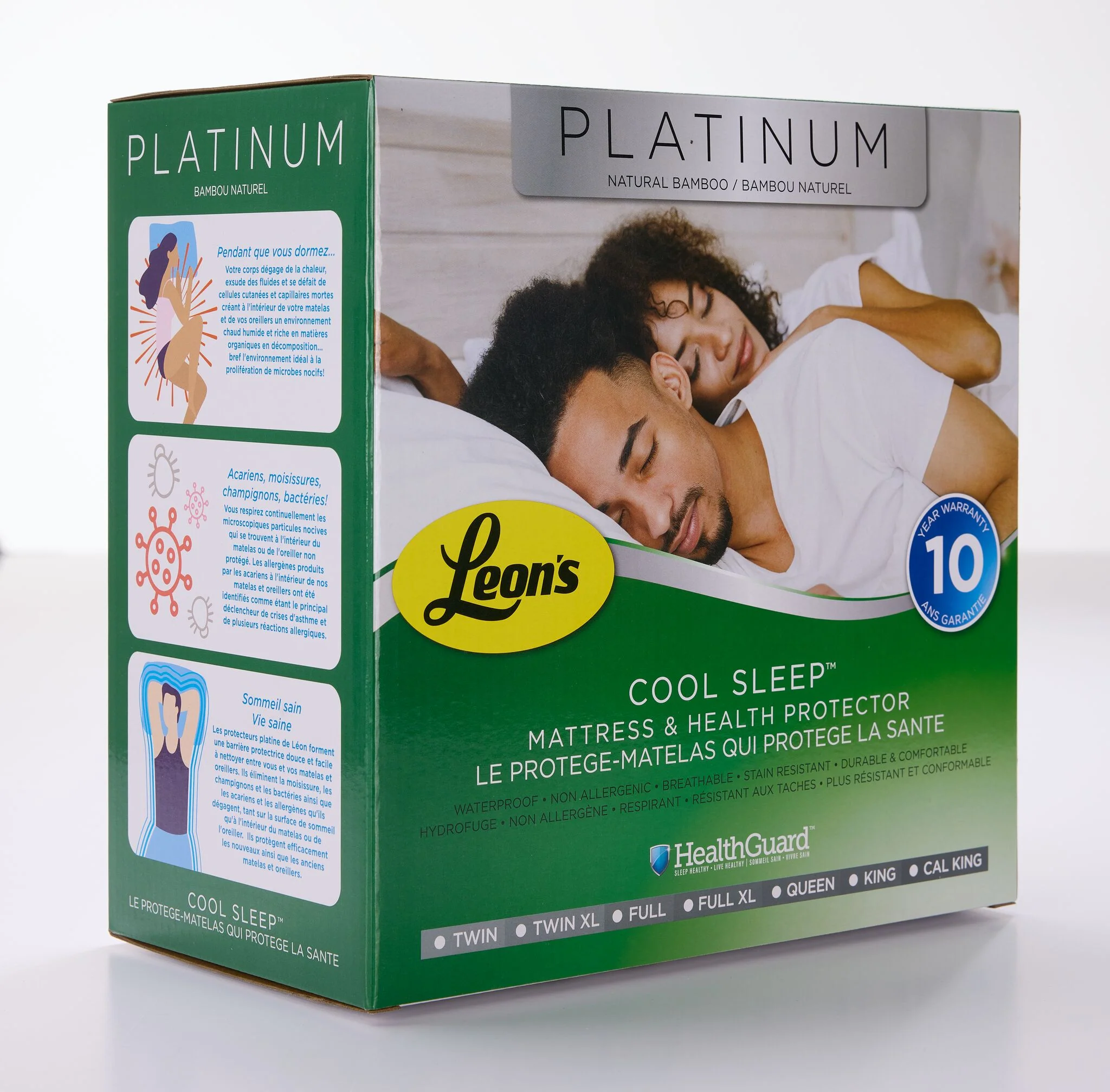 Platinum Twin Mattress Health Guard - Bamboo - Image 3