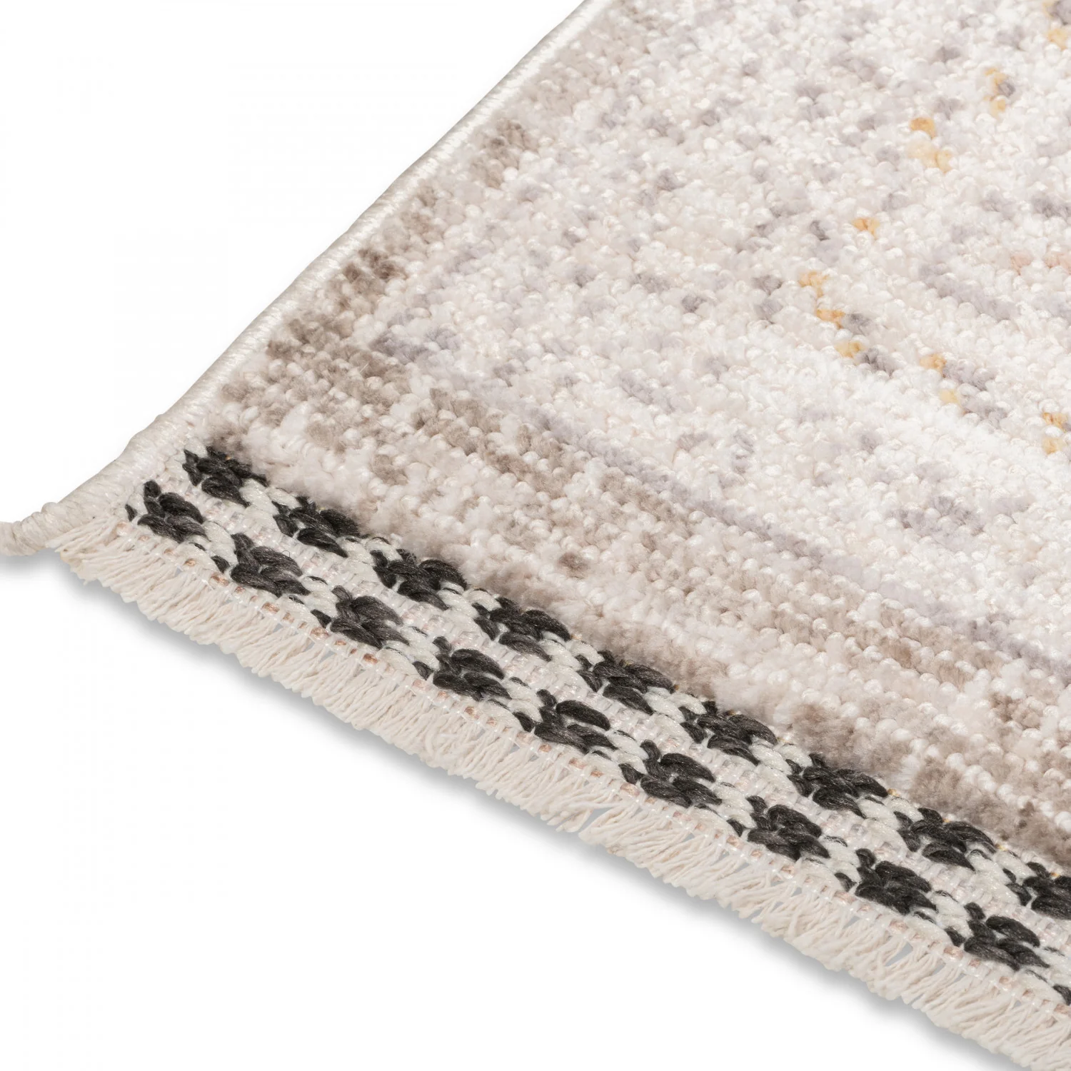 Poetic Bordered Rug - 6' x 9' - Antique White/Brown - Image 3