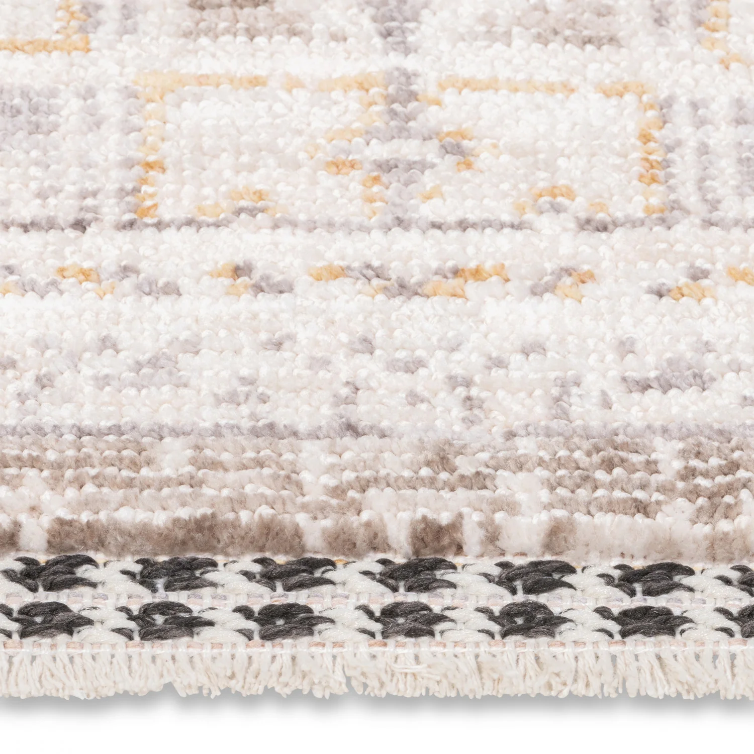 Poetic Bordered Rug - 9' x 12' - Antique White/Brown - Image 2