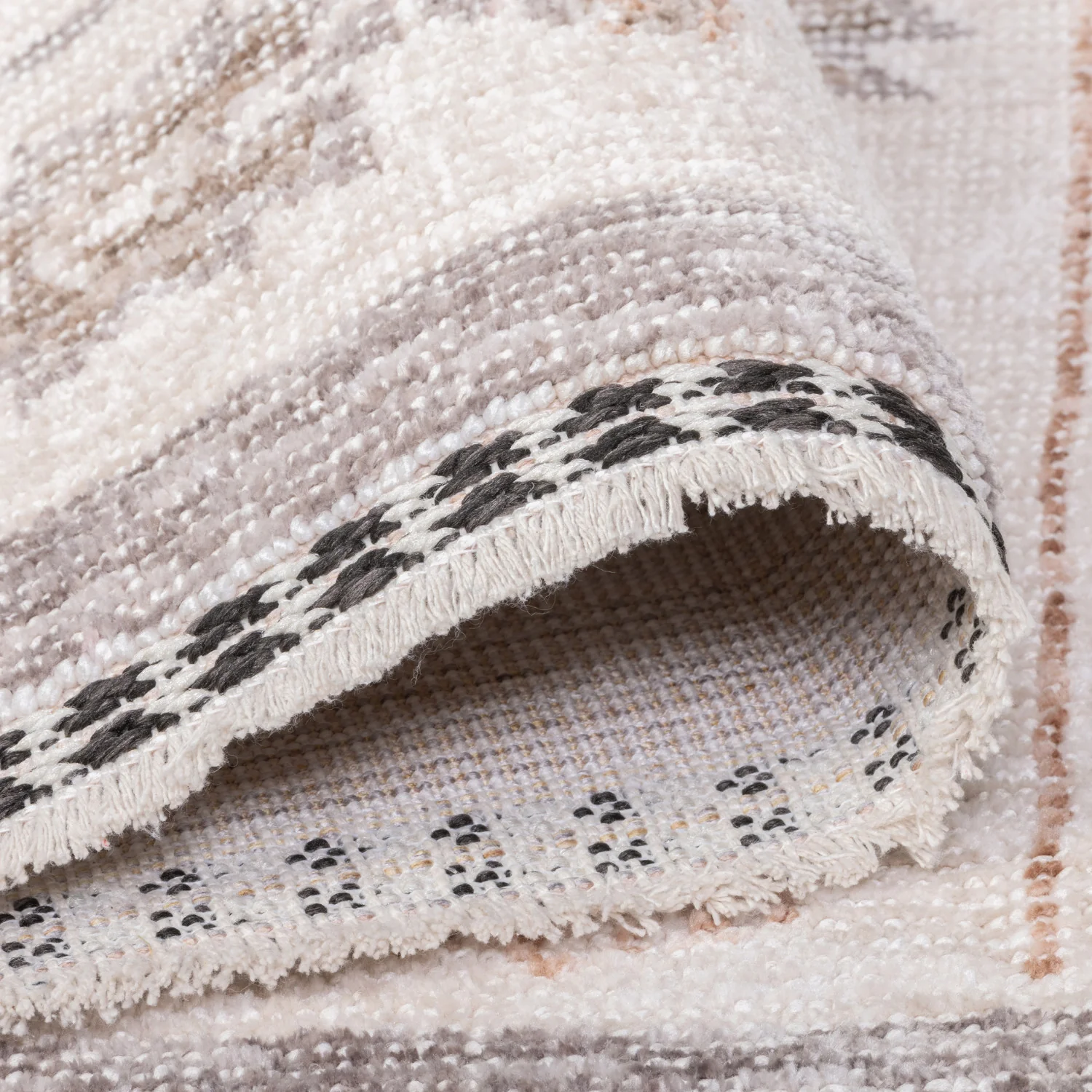 Poetic Classic Rug - 6' x 9' - Antique White/Brown - Image 4