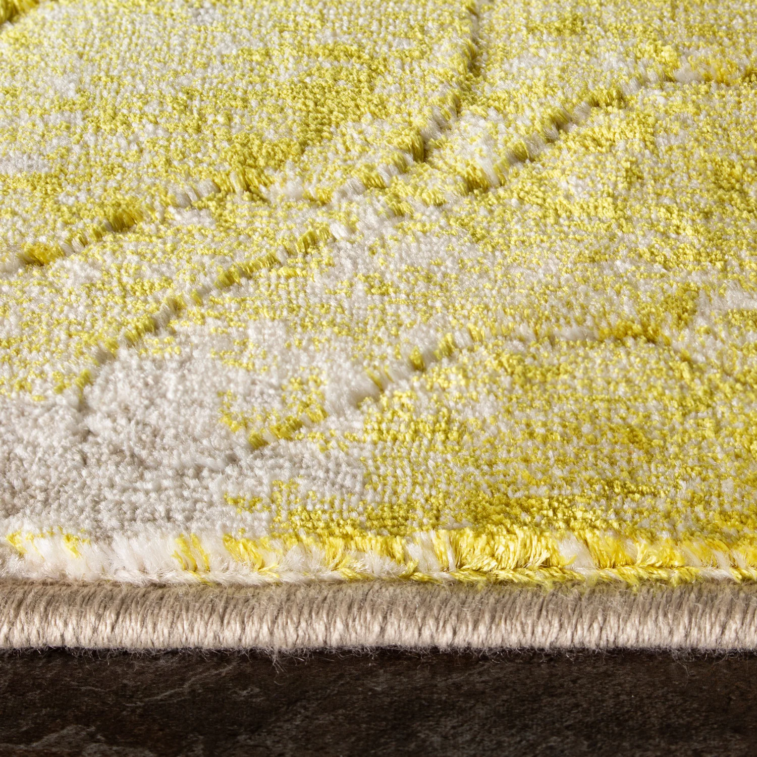 Pollo Distressed Abstract Area Rug - 5' X 8' Cream/Orange - Image 8