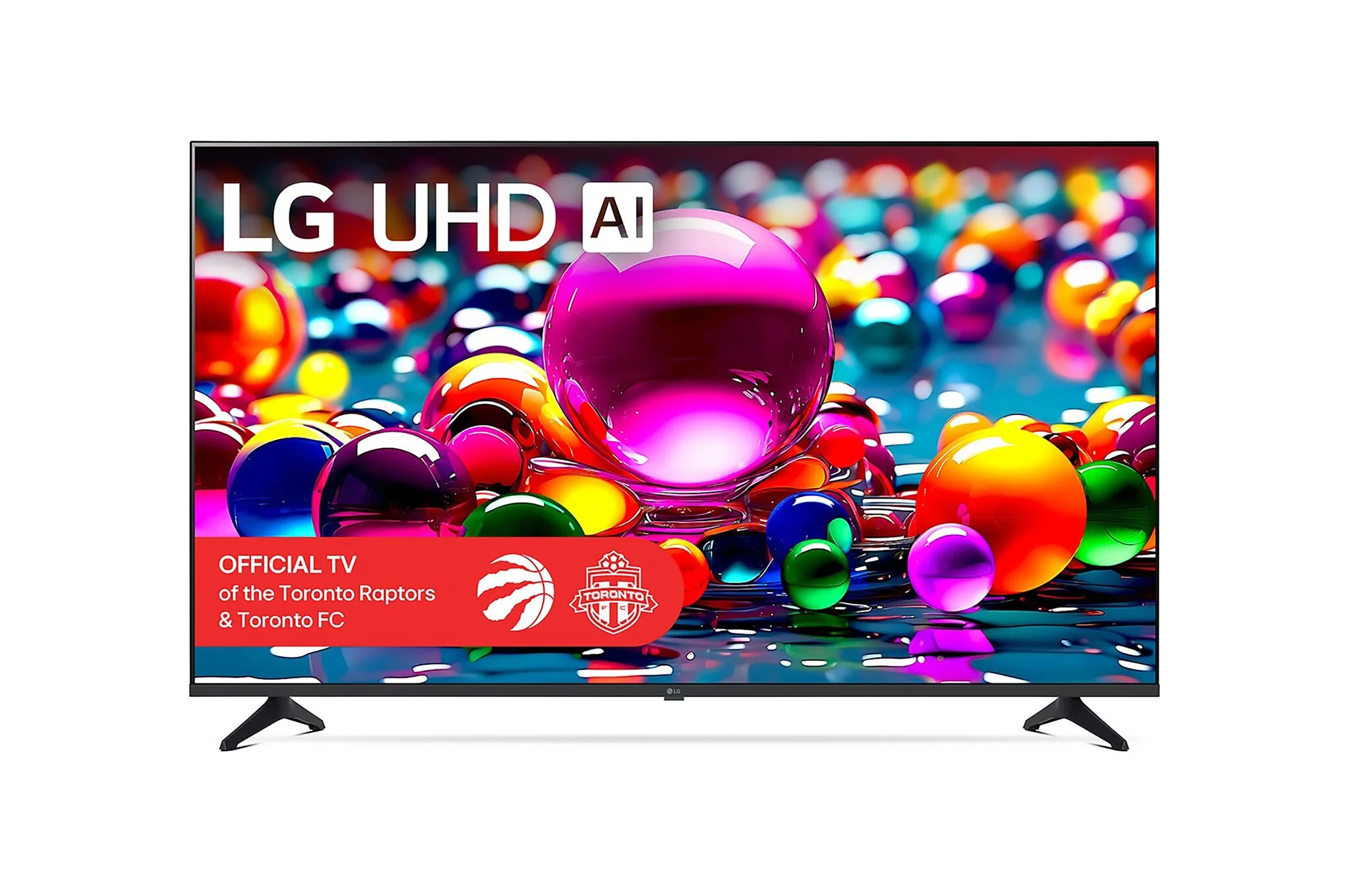 Power Play Package LG 75" 4K Smart UHD TV and Raptors Chair - Image 5