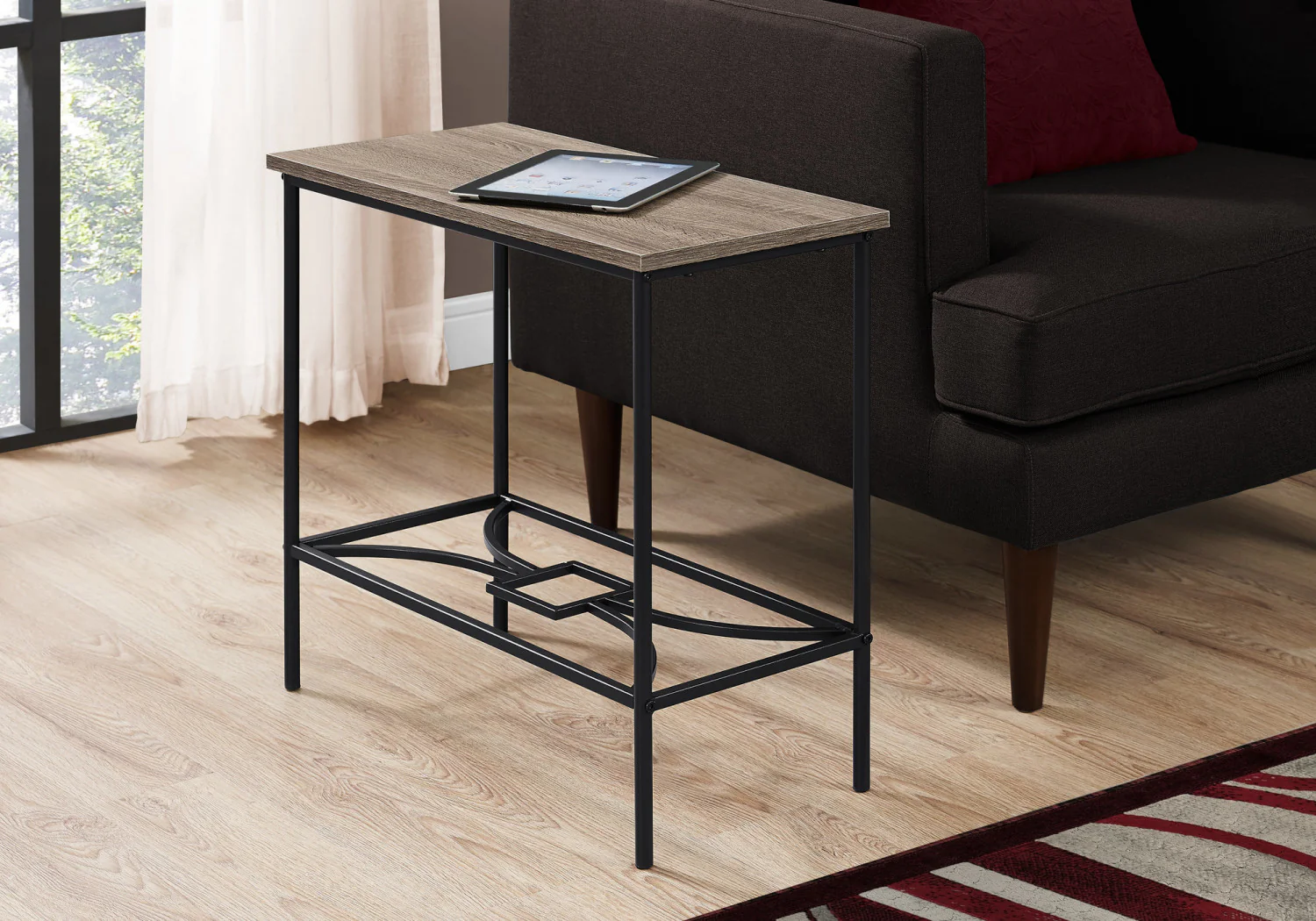 Prague Side Table - Taupe - Image 2