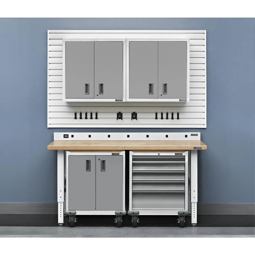 Premier Pre-assembled 30 Wall Gearbox - Gray Slate Storage Solution - Image 3