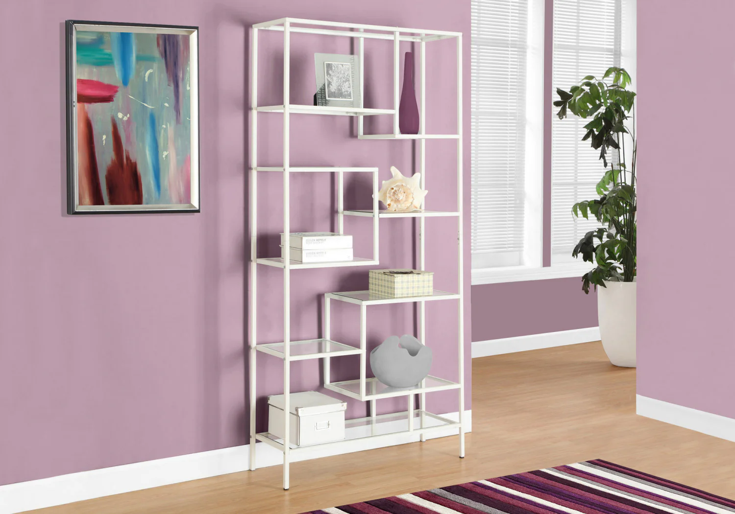 Quin Bookcase - White - Image 2