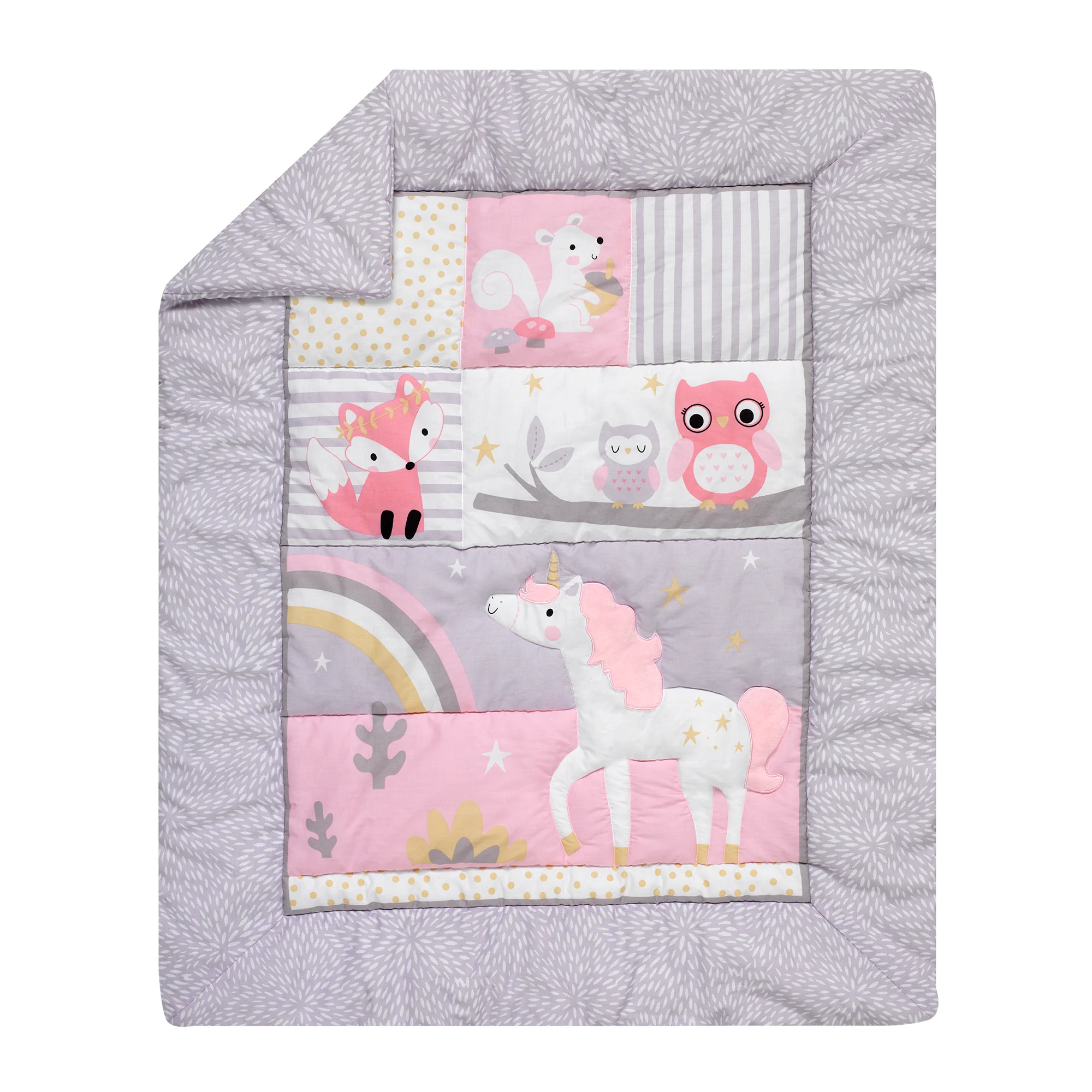 Rainbow Unicorn 3-Piece Bedding Set - Image 2