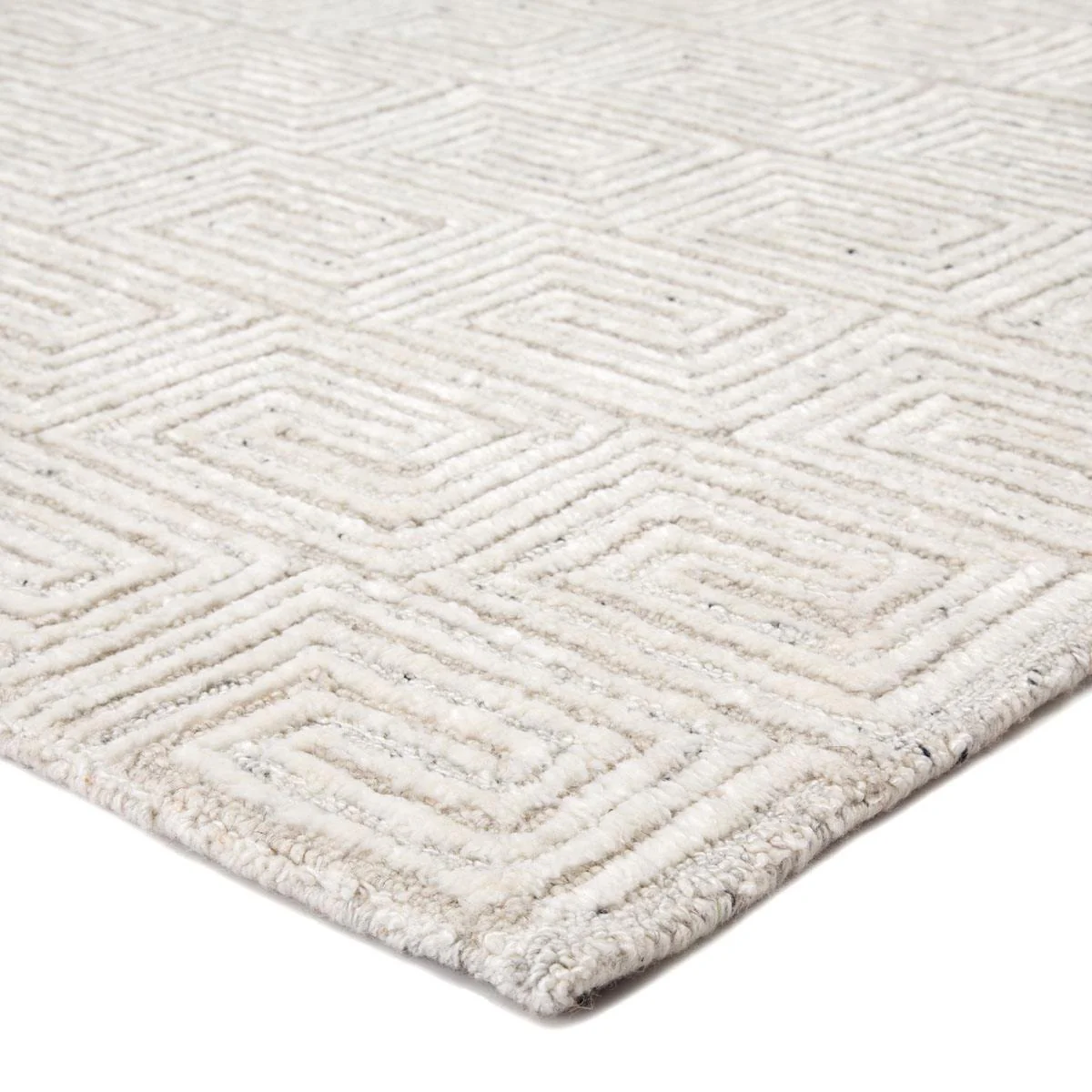 Rawda II Area Rug - 8' X 11' - White/Grey - Image 4