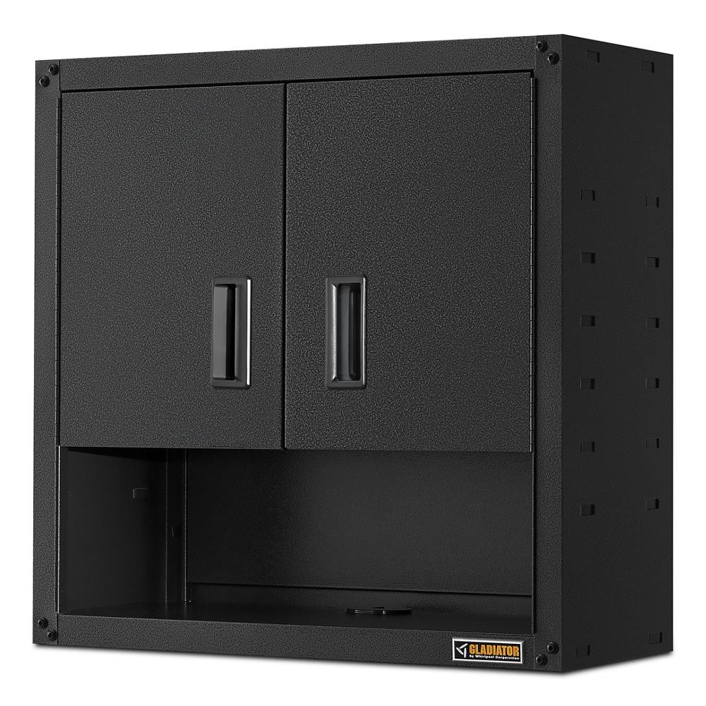 Ready-to-assemble 3/4 Door Wall Gearbox - Hammered Granite Storage Solution - Image 2