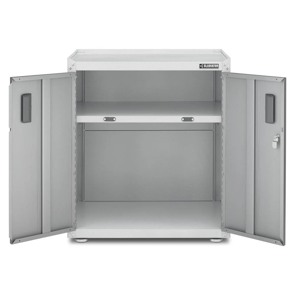 Ready-to-assemble Full-door Modular Gearbox - Gray Slate Storage Solution - Image 2