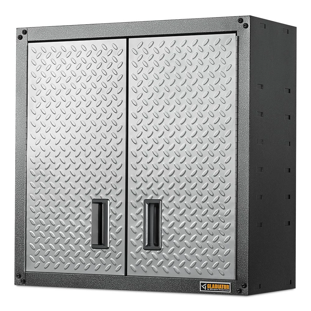 Ready-to-assemble Full-door Wall Gearbox - Silver Tread Storage Solution - Image 2