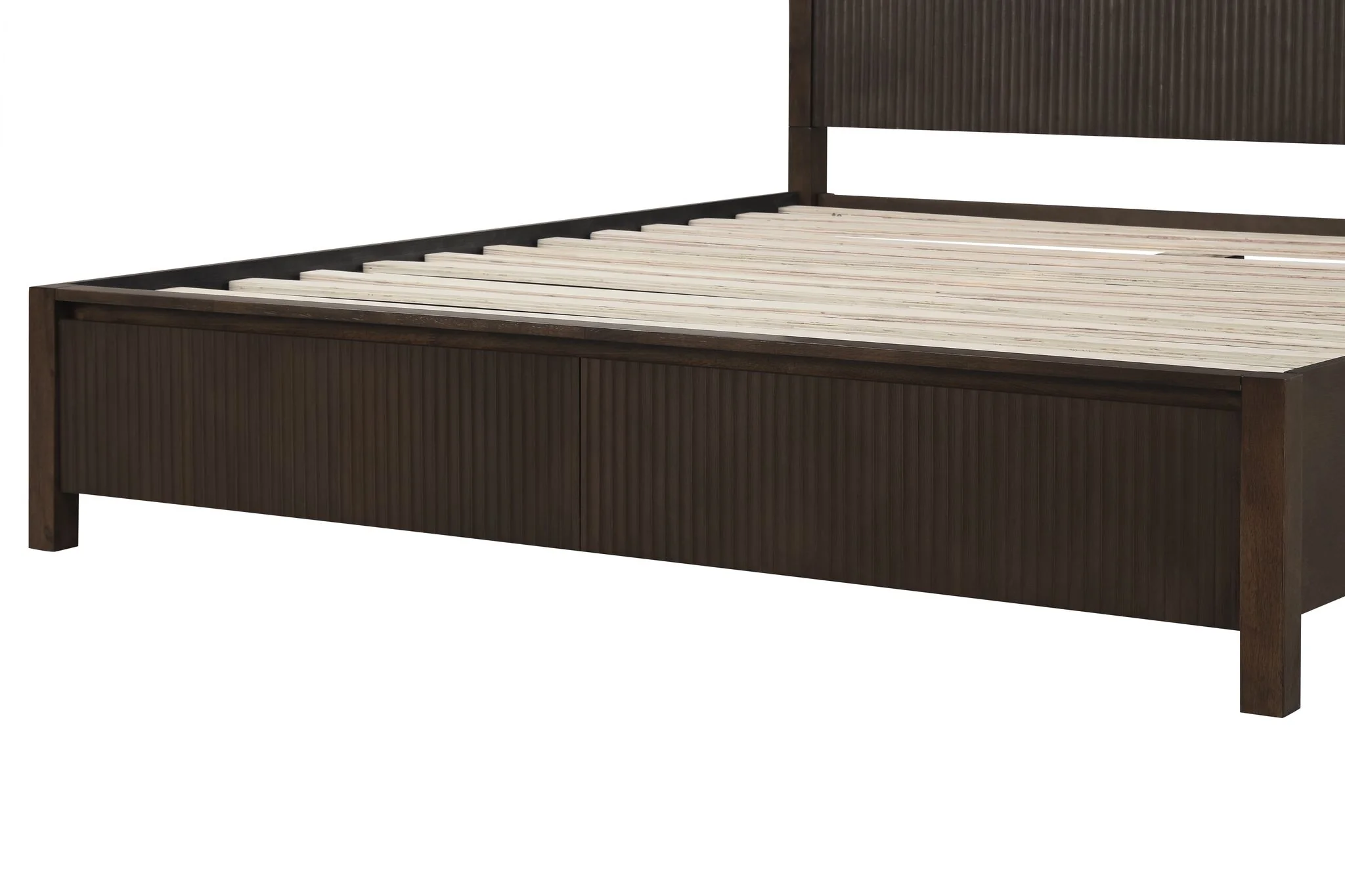 Reed 3-Piece Queen Storage Bed - Dark Walnut - Image 4