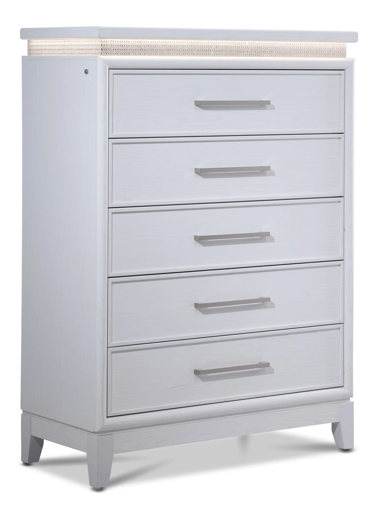 Reflections 5-Drawer Chest - White - Image 3