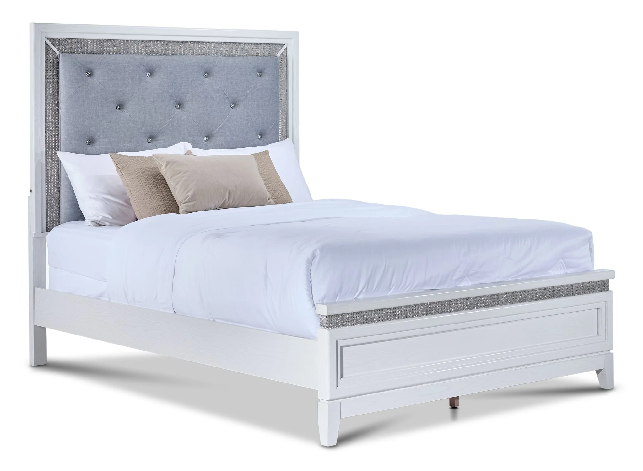 Reflections 6 - Piece Queen Bedroom Package - White - Image 2