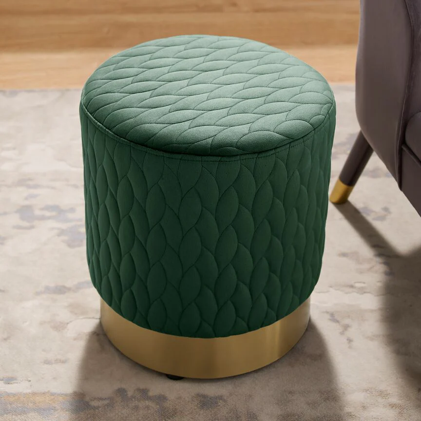 Regal Ottoman - Green - Image 4