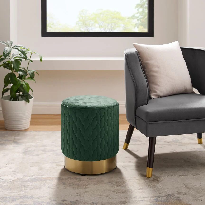 Regal Ottoman - Green - Image 5