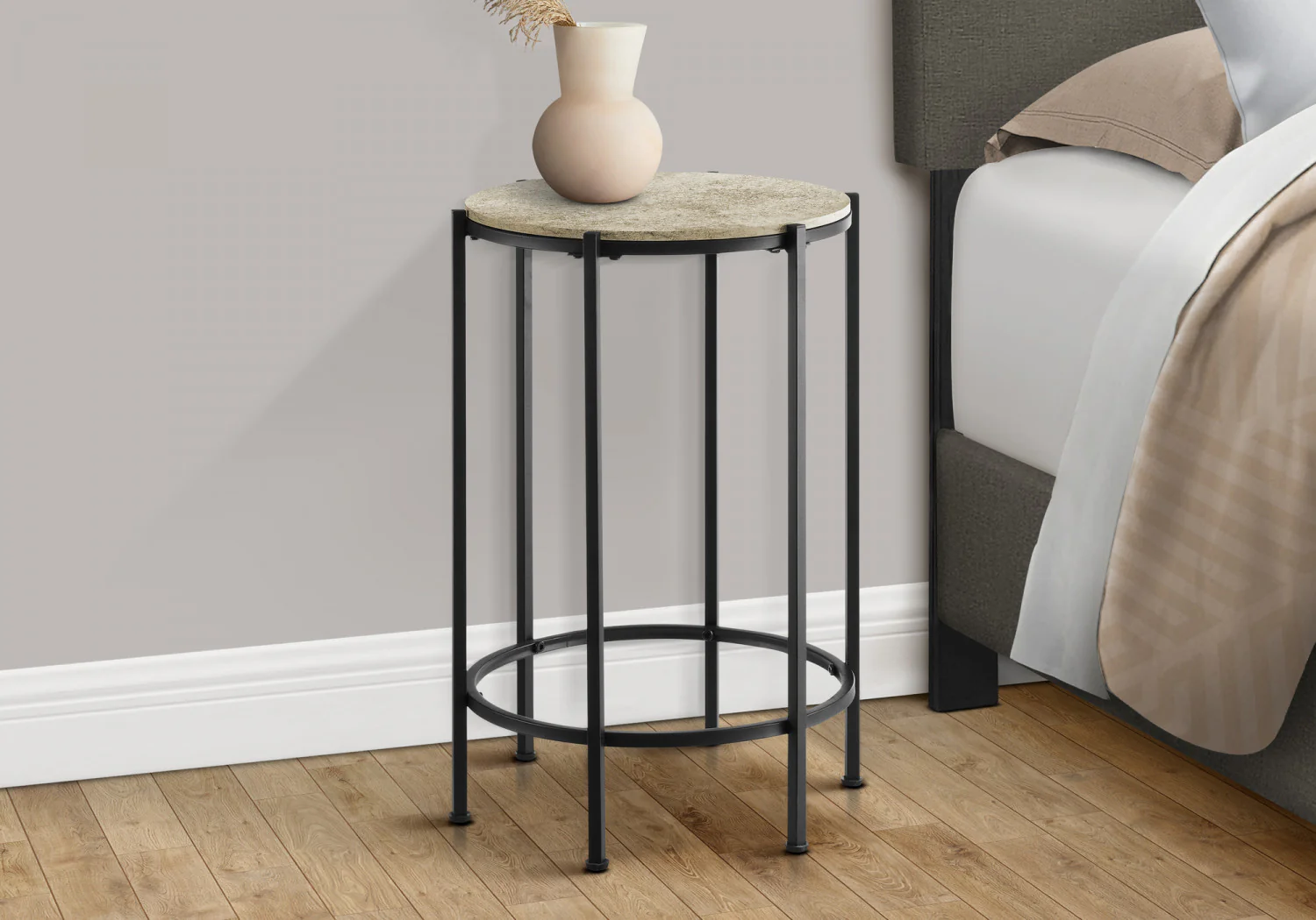 Remi Side Table - Light Brown - Image 10