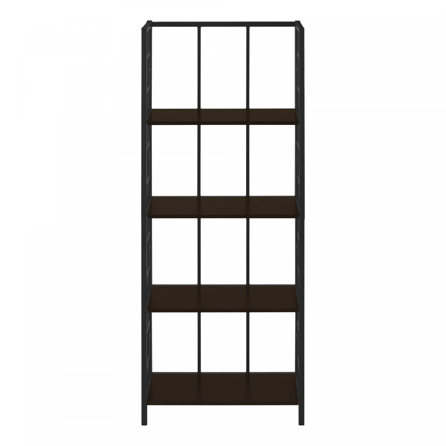 Renna Bookcase - Dark Brown - Image 6