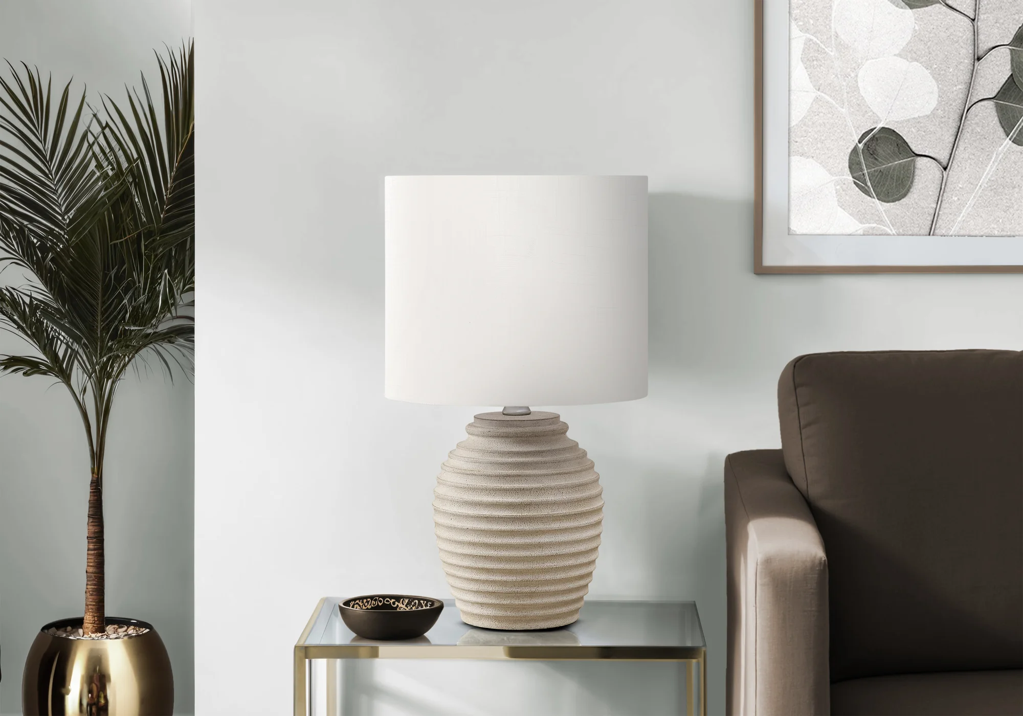 Revyn Table Lamp - Beige - Image 2