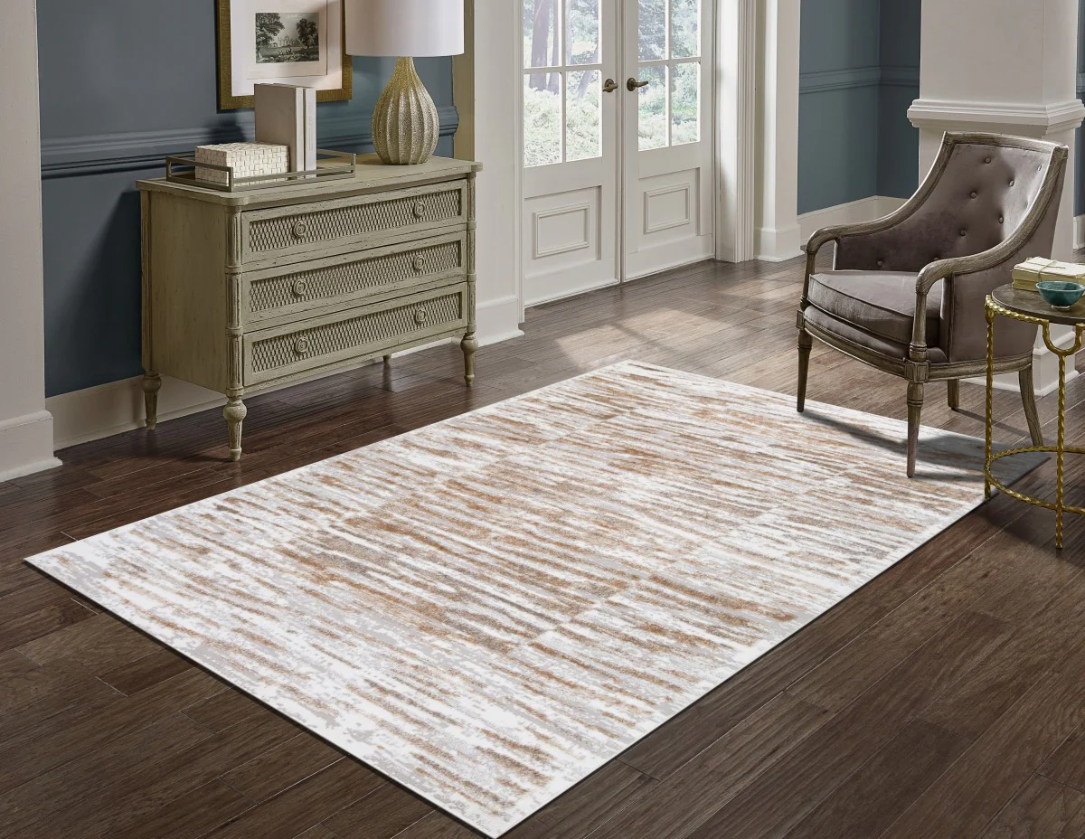 Ridgeview 7' X 9' Area Rug - Grey/Cream/Beige - Image 2