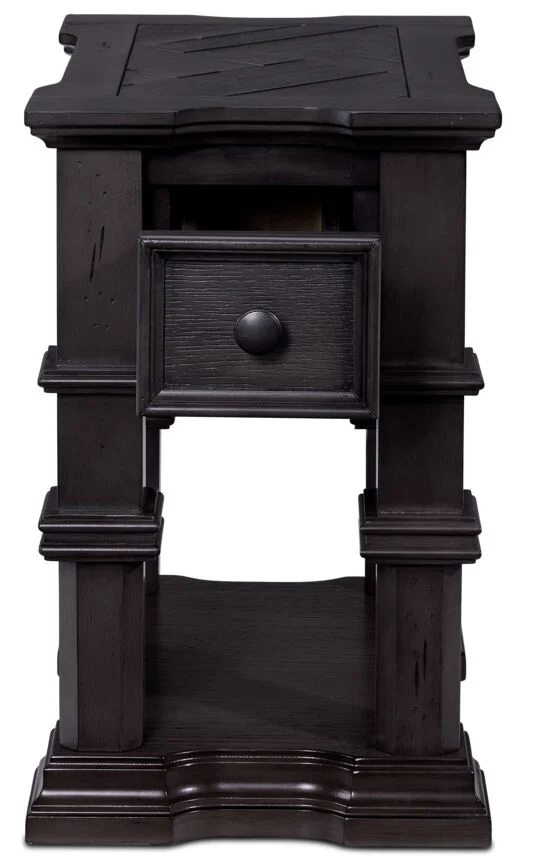 Roman 22" Chairside Table - Grey - Image 4