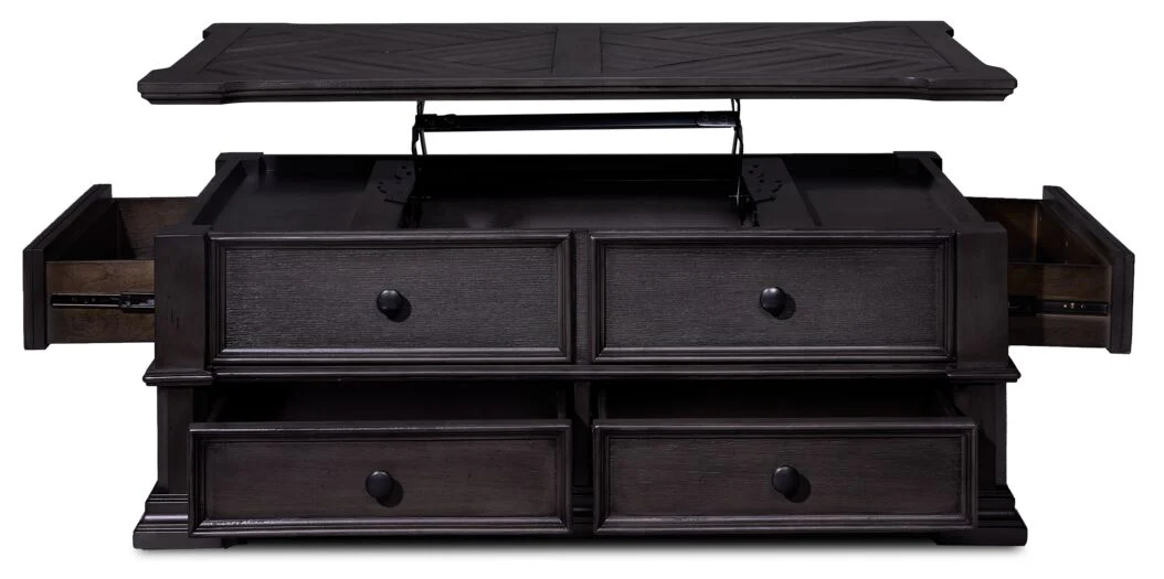Roman 48" Lift-Top Coffee Table - Grey - Image 4