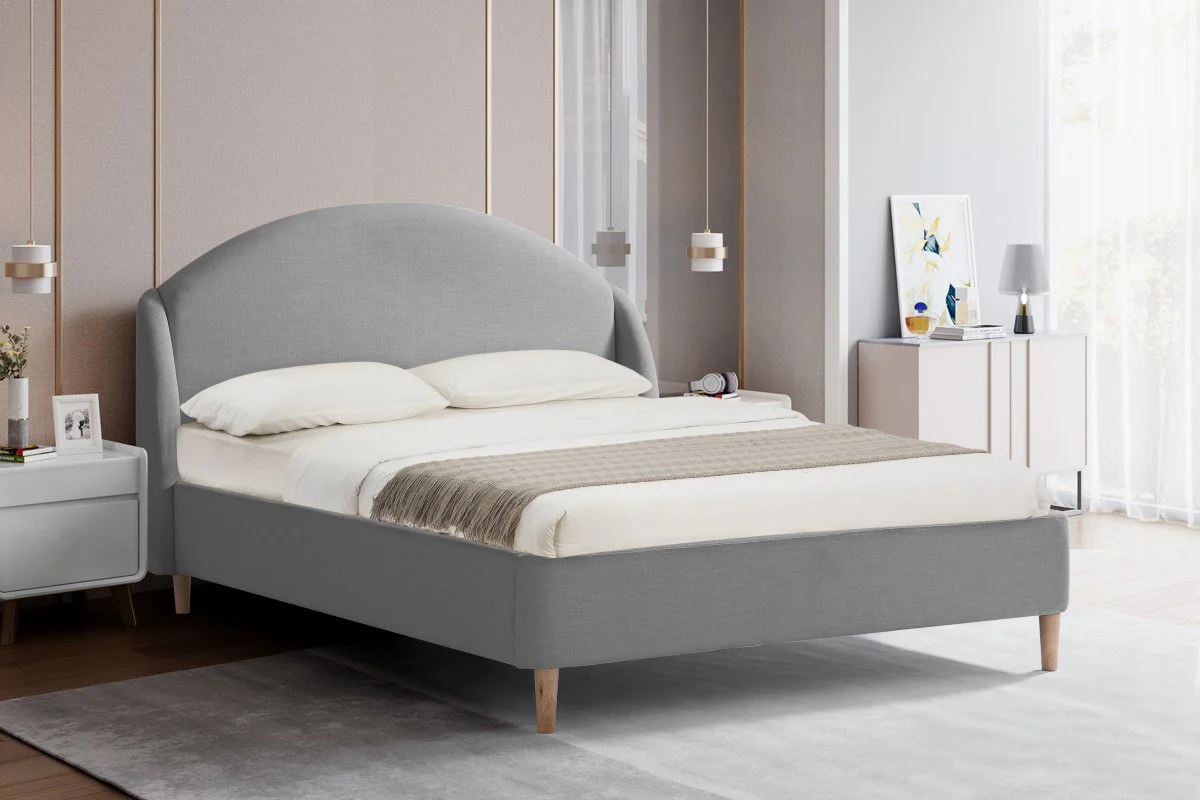 Rudi 3-Piece King Bed - Grey - Image 2