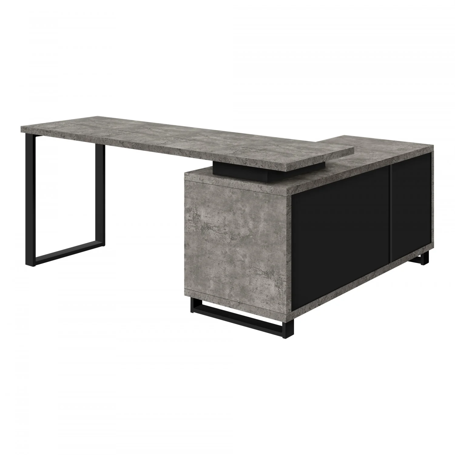 Runo Desk - Concrete Grey - Image 6