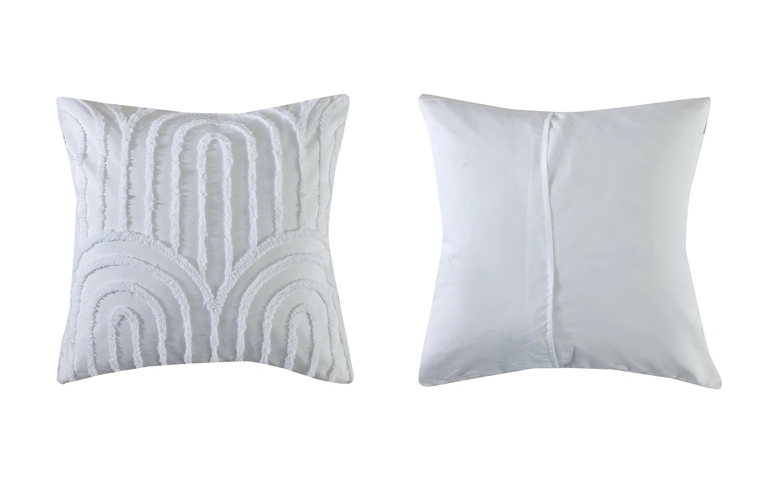 Rustic Charm 5-Piece King Comforter Set - White - Image 2