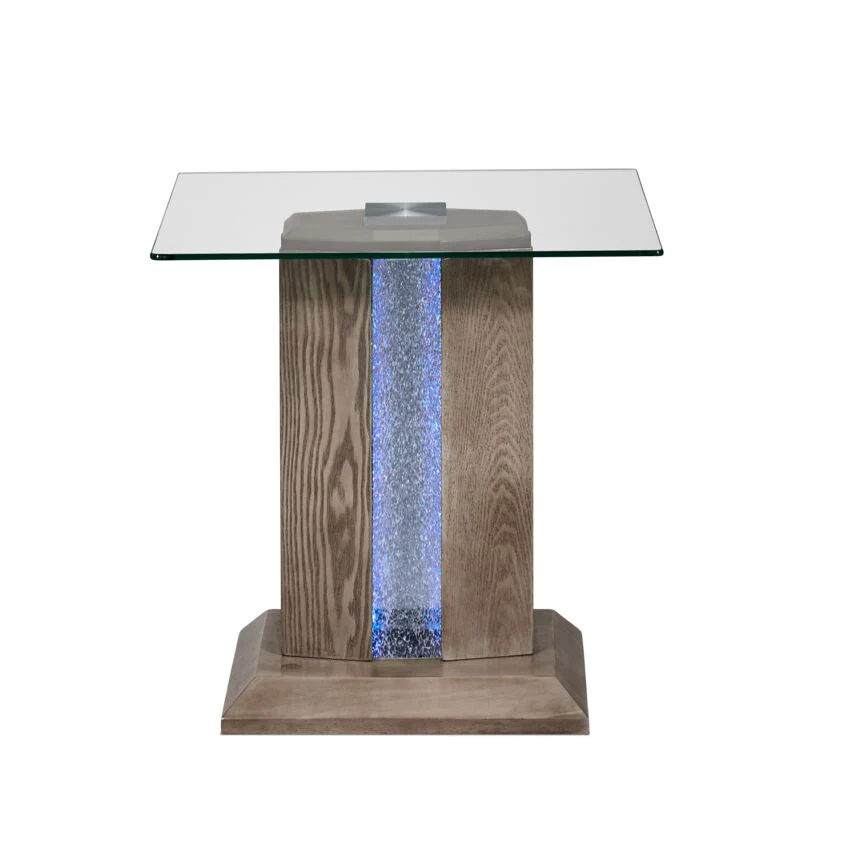 Saber End Table - Grey - Image 3