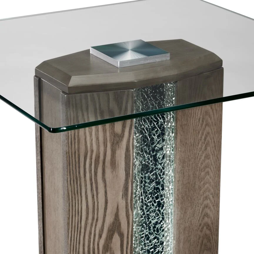 Saber End Table - Grey - Image 4
