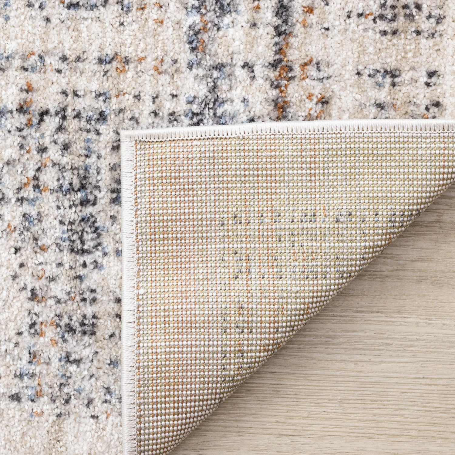 Sadie Casual Contemporary Area Rug - 5' X 8' - Grey/Beige - Image 11