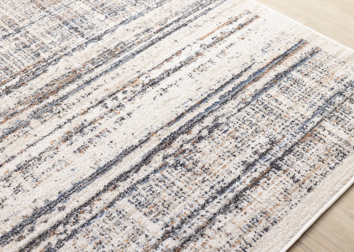 Sadie Casual Contemporary Area Rug - 5' X 8' - Grey/Beige - Image 4