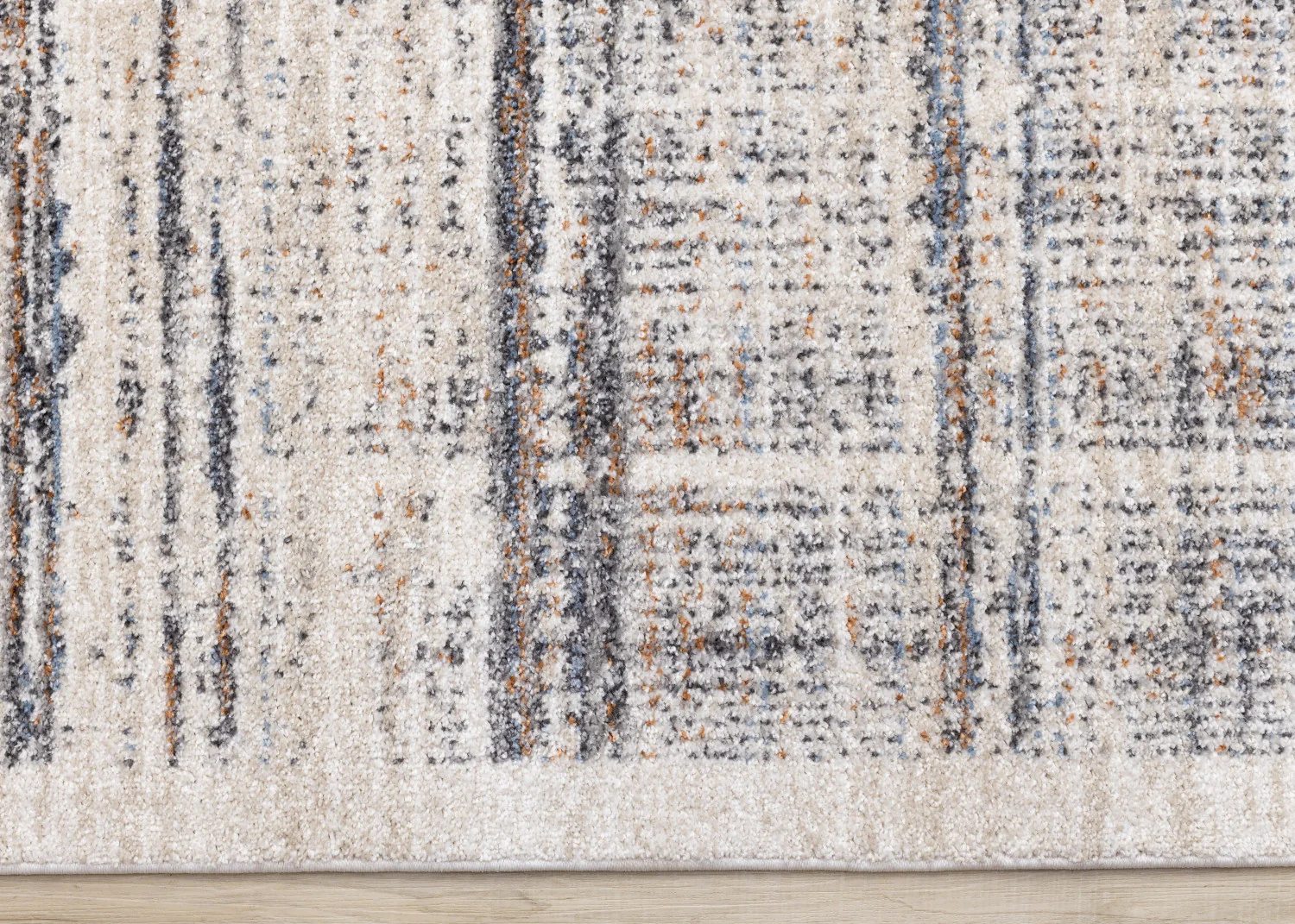 Sadie Casual Contemporary Area Rug - 8' X 11' - Grey/Beige - Image 9