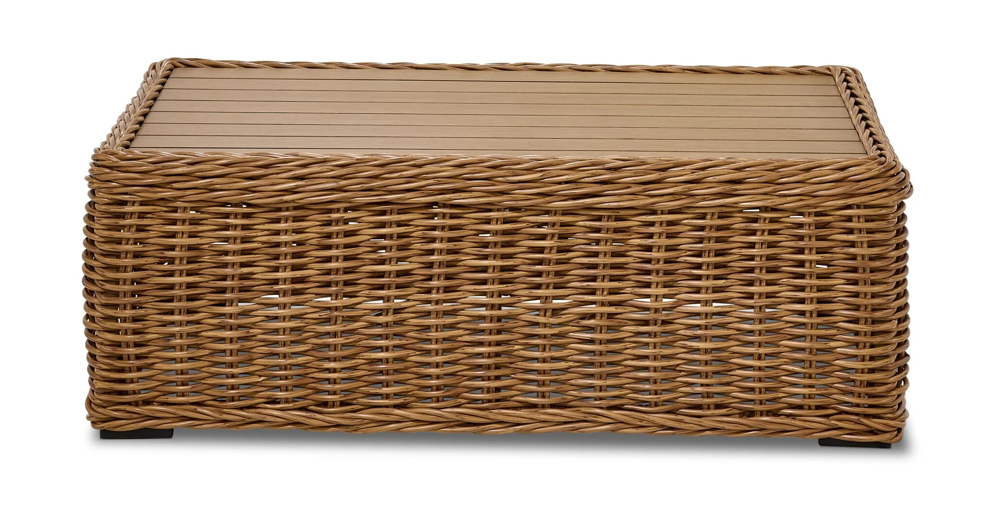 Salina Outdoor Coffee Table - Brown - Image 2