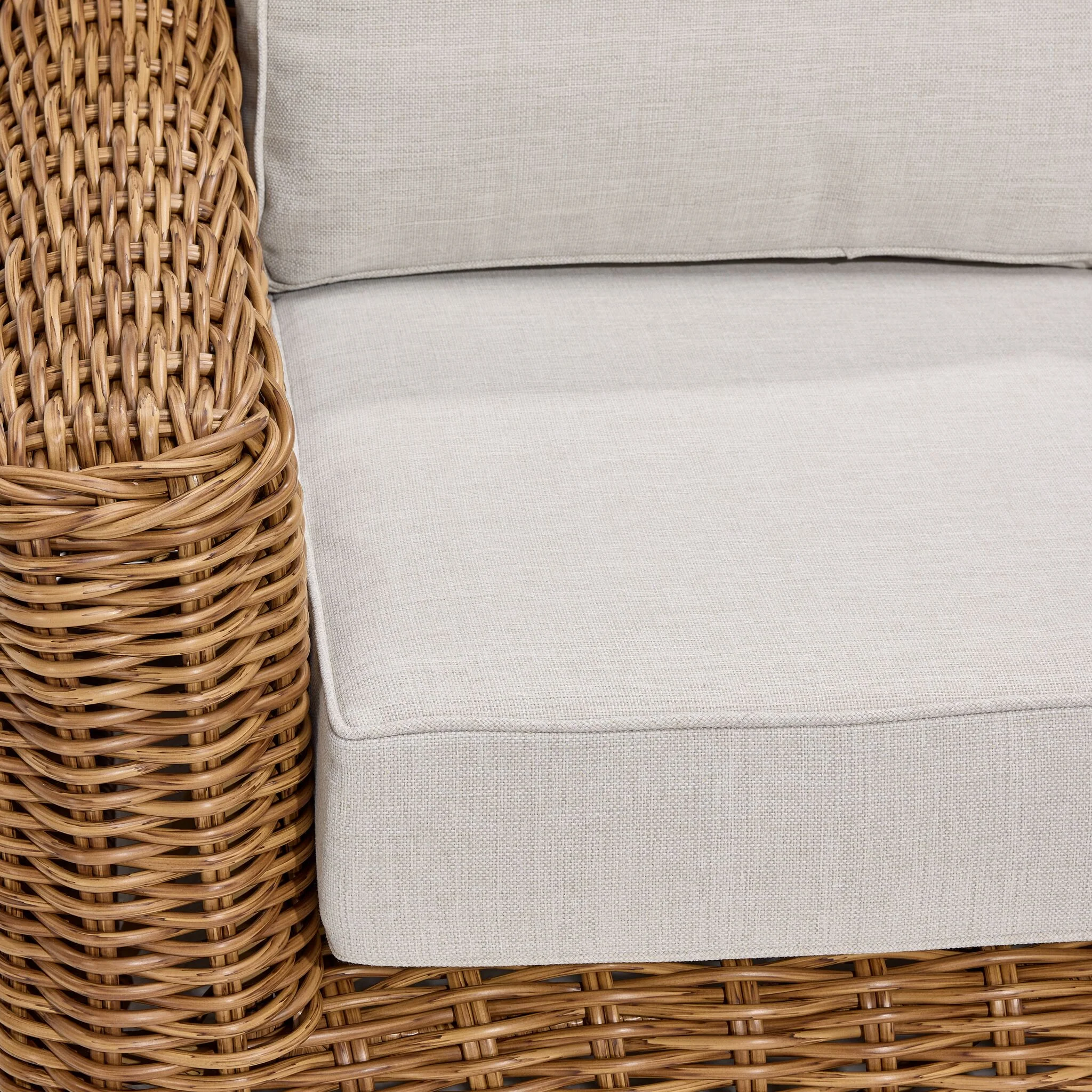 Salina Outdoor Loveseat - Brown - Image 3