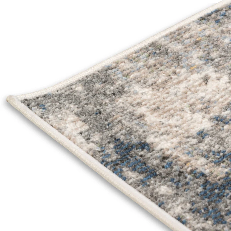 Salsa Contemporary Outdoor Rug - 3' x 5' - Grey/Blue - Image 3