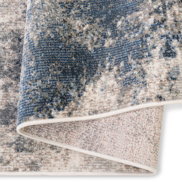Salsa Contemporary Outdoor Rug - 8' x 10' - Grey/Blue - Image 2