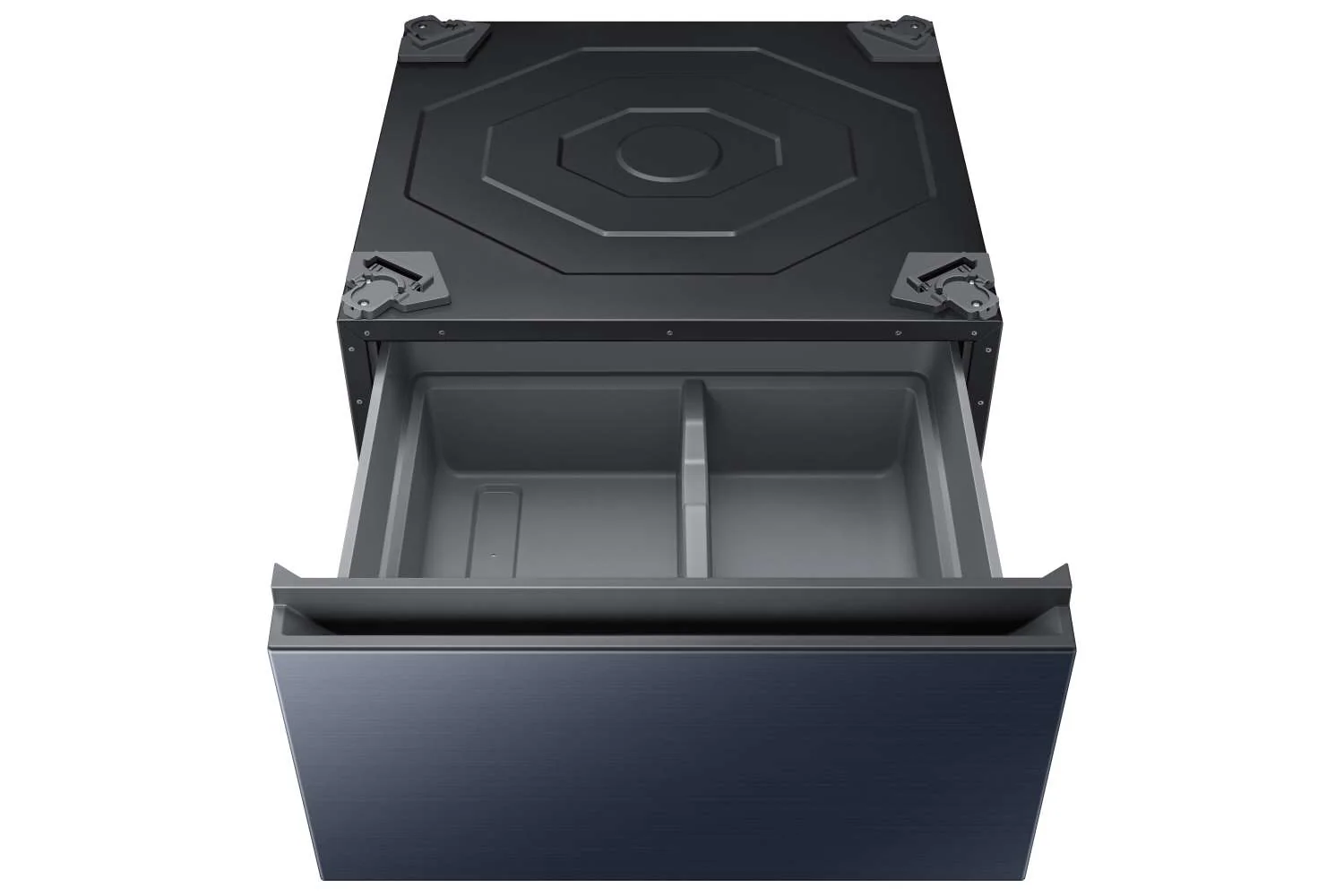 Samsung BESPOKE Navy Steel Pedestal for 27" Front Load Washer & Dryer - WE502ND/US - Image 2