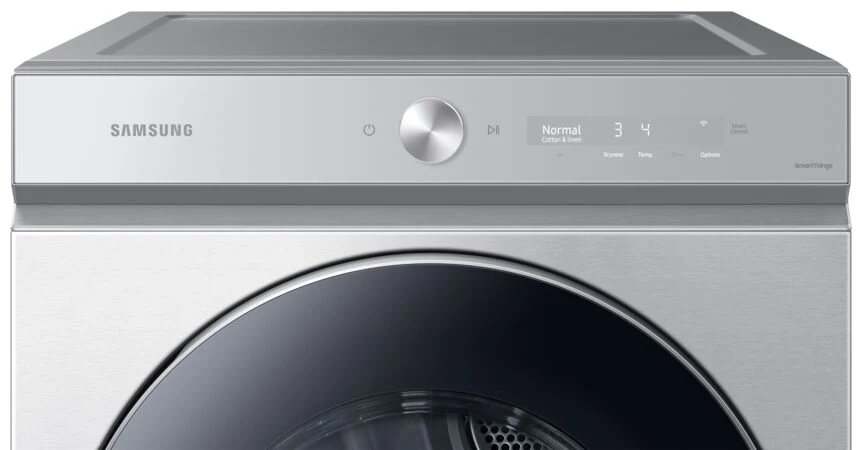 Samsung BESPOKE Silver Electric Dryer with AI Optimal Dry (7.6 cu. ft.) - DVE53BB8900TAC - Image 5