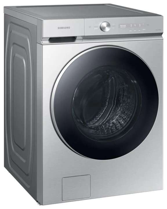 Samsung BESPOKE Sliver Front-Load Washer with Ultra Capacity (6.1 cu. ft.) - WF53BB8900ATUS - Image 2