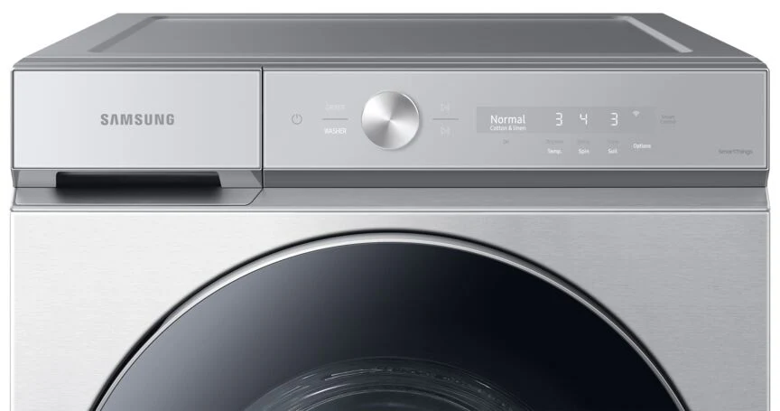 Samsung BESPOKE Sliver Front-Load Washer with Ultra Capacity (6.1 cu. ft.) - WF53BB8900ATUS - Image 4