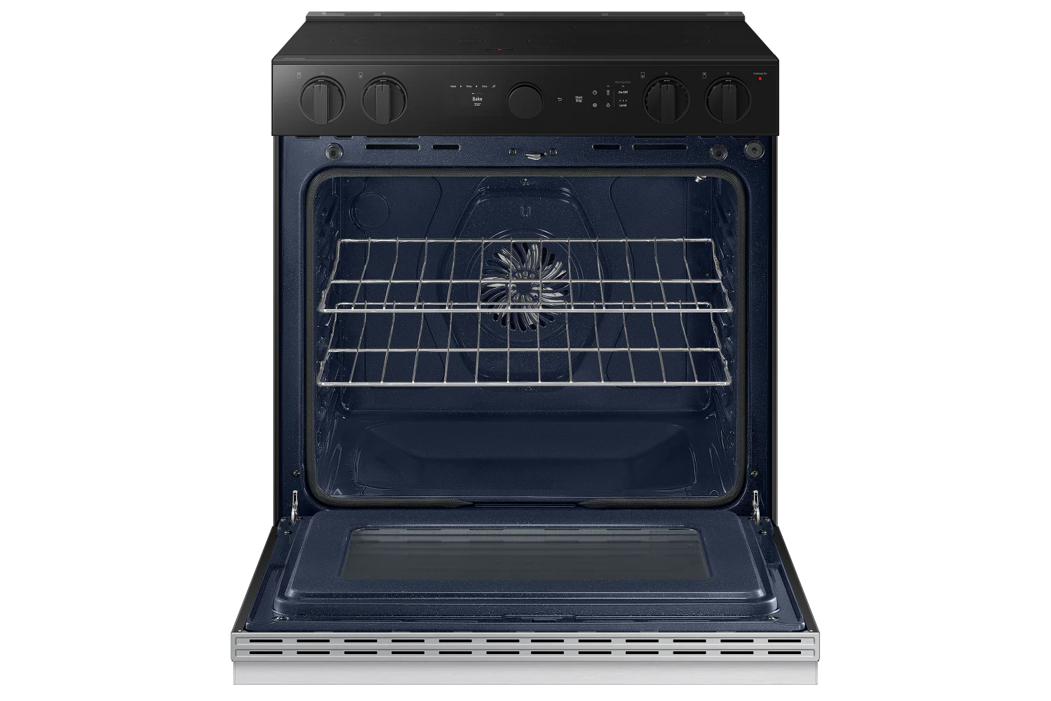 Samsung BESPOKE Stainless Steel 30" True Convection Slide in Range with Air Sous Vide & Air Fry (6.3cu.ft.) - NSE6DG8500SRAC - Image 2